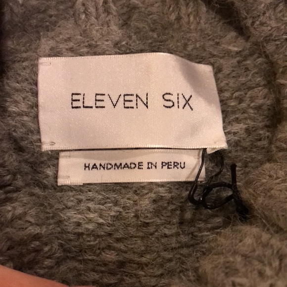 ELEVEN SIX Patchwork Alpaca Sweater - Picture 8 of 11